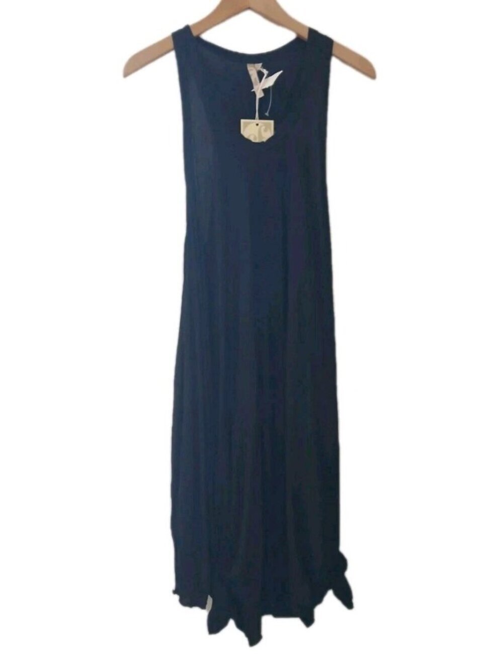 New‎ Comfy USA Sleeveless Asymmetric Hem Midi Dress